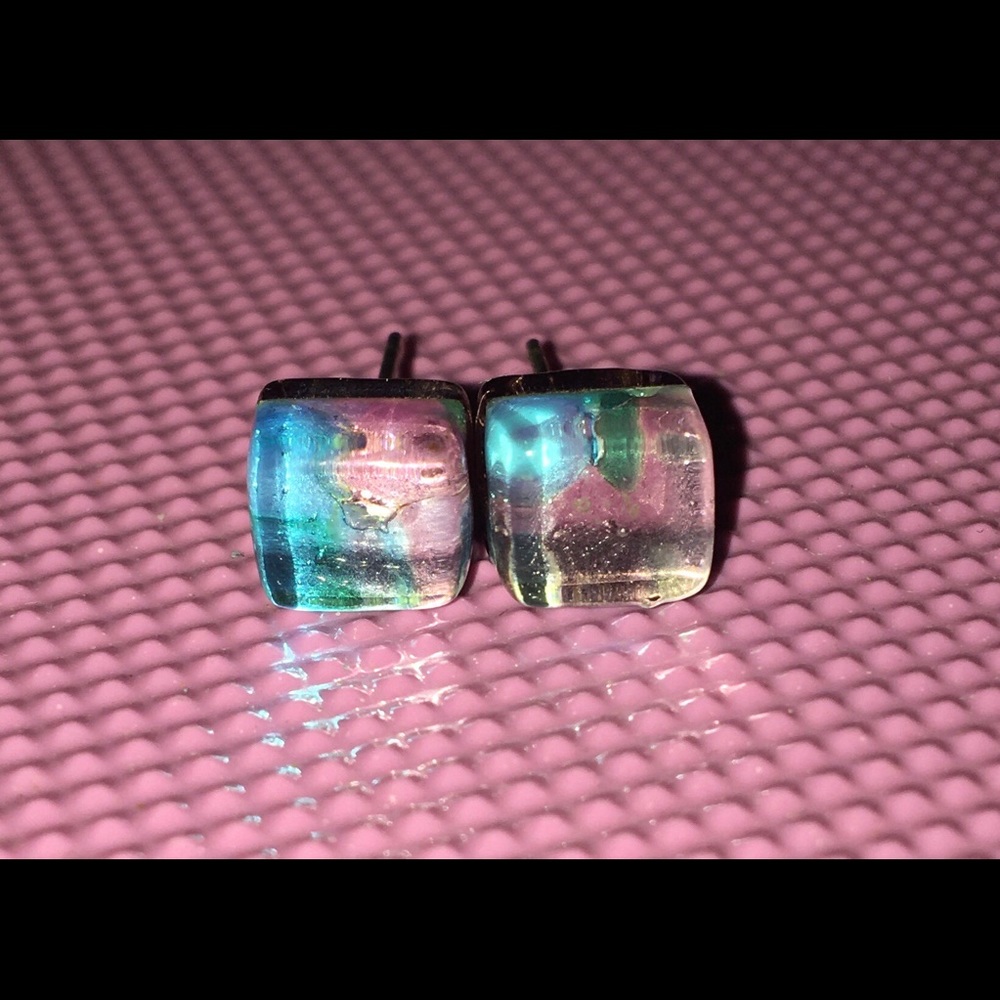 Italian glass earrings